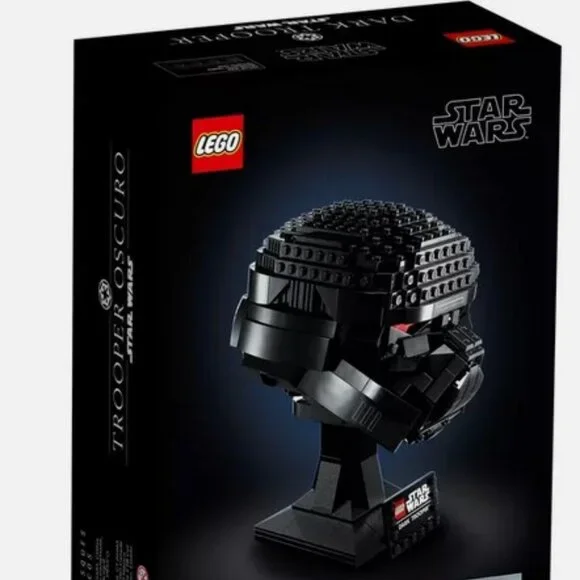 New Sealed Lego Star Wars Dark Trooper Helmet Retired & Collectible Set 75343 - Picture 3 of 10